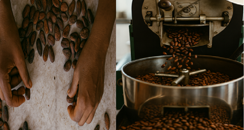 Chocolate tempering machine at Azeta