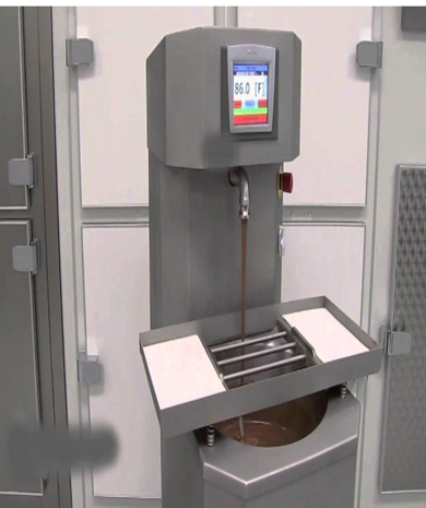 Chocolate tempering machine at Azeta